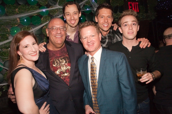 Playwright Jay Bernzweig and Director Andrew Shaifer with Cast Maia Madison, Kevin Th Photo